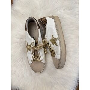 SHUshop Reba Sneakers size 10 cheetah print GUC